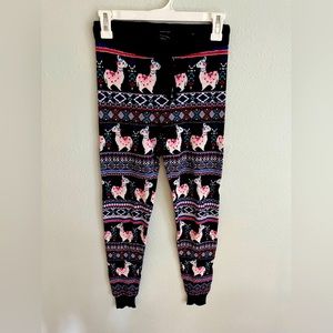 American eagle llama knit leggings